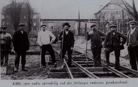 Sporarbejdere ved Køge - Ringsted Jernbanen